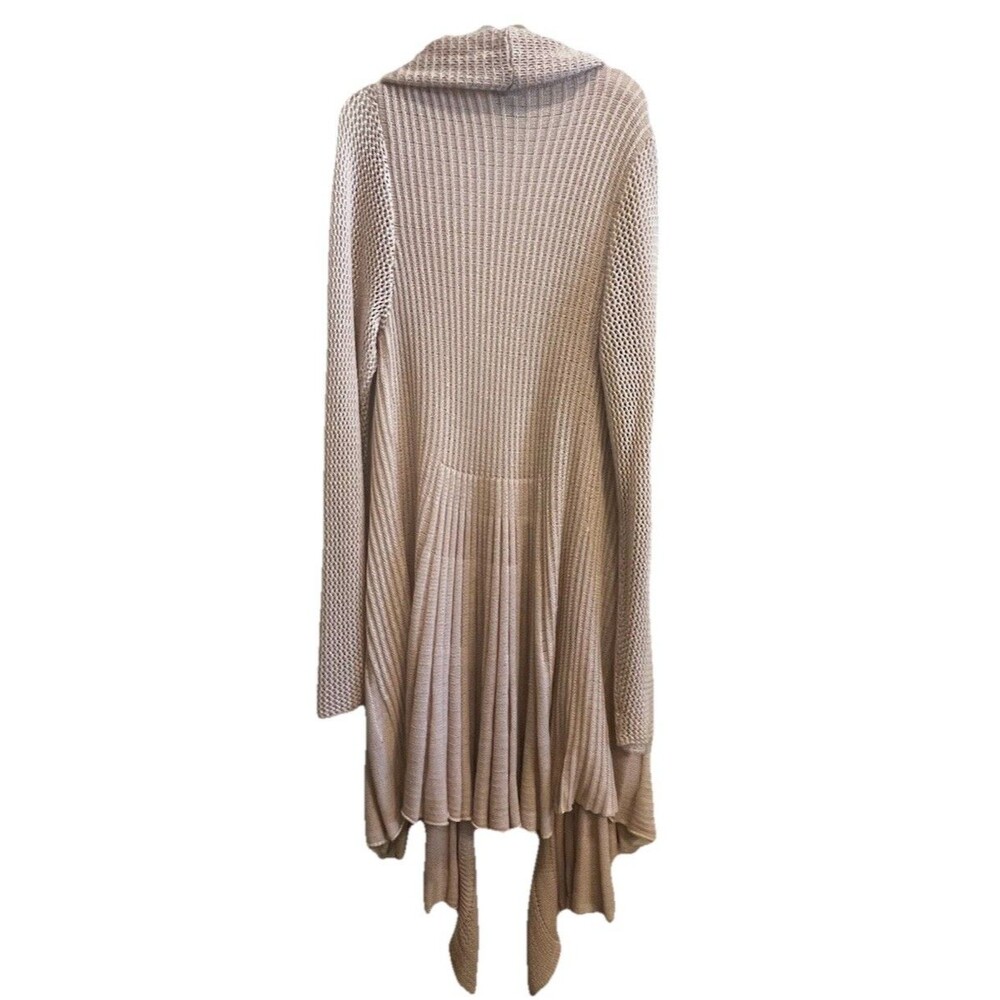 Torrid Women’s Open-Front Ribbed Knit Cardigan Size 3 Versatile Light Peach - Picture 2 of 4